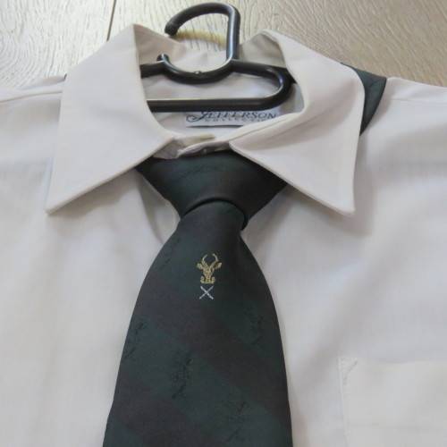 SA Infantry veteran uniform with shirt, tie, jacket and badges (Total back length - 82 cm)