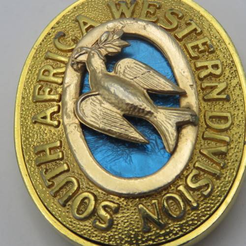 Masonic South Africa Western Division collar jewel