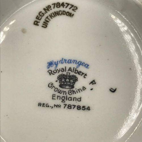 Vintage Royal Albert Hydrangea sugar bowl