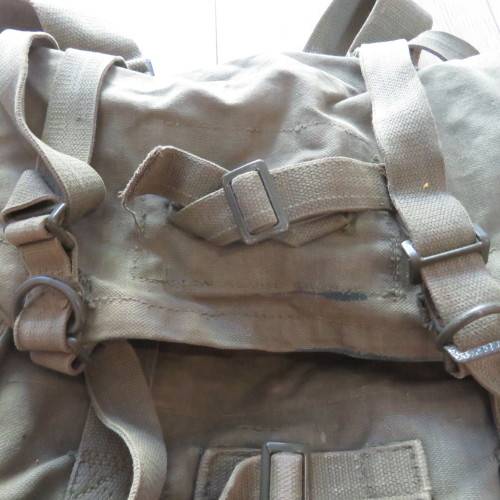 SA Army webbing grootsak back pack