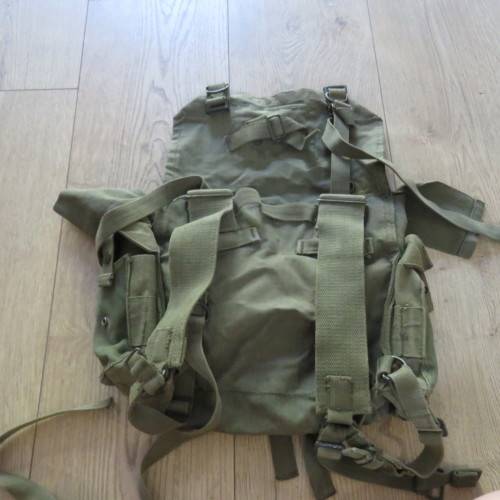 SA Army webbing grootsak back pack
