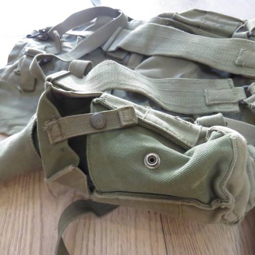 SA Army webbing grootsak back pack