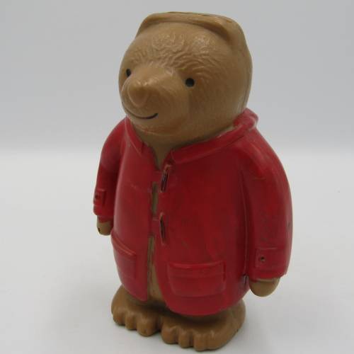Vintage Allied bank money box - Paddington Bear - some parts missing