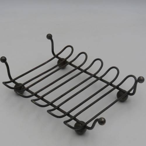 Antique silverplated hot tray pot stand