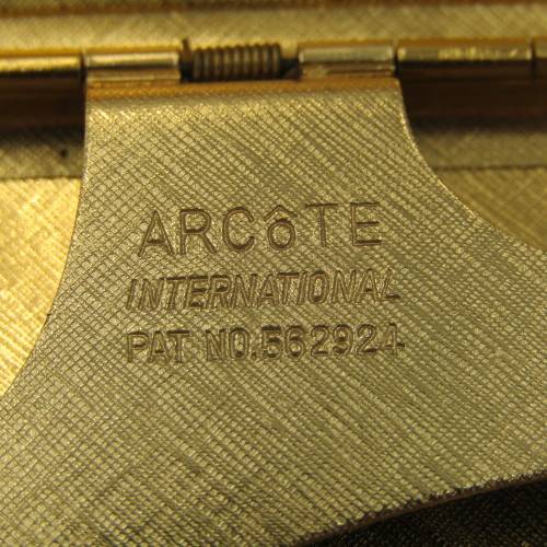 Vintage Arcote International cigarette case with lighter