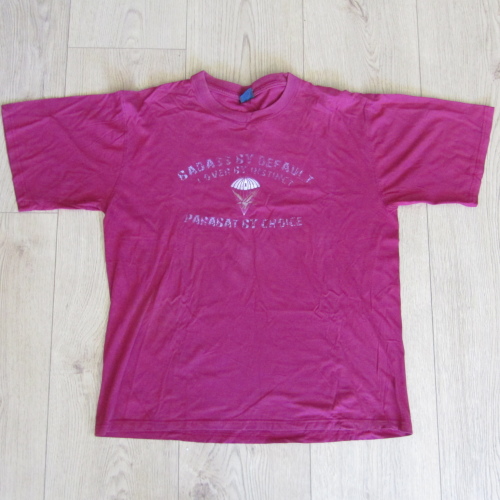 SA Army 1 Parachute battalion Badass by Default veteran t-shirt