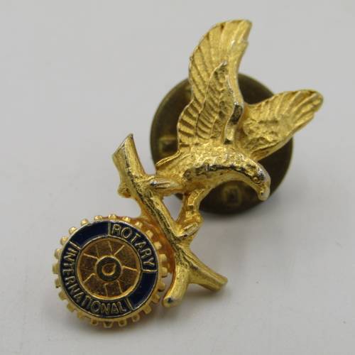 Lot of Rotary International items that belonged to Peter J Fletcher - including some silver pins