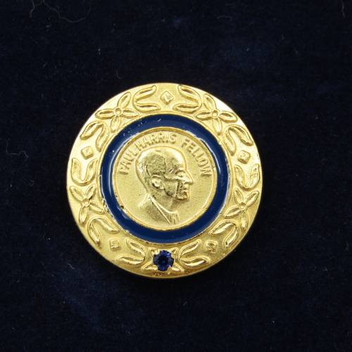 Lot of Rotary International items that belonged to Peter J Fletcher - including some silver pins
