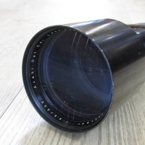 Vintage Pentax Asahi Takumar 1:45 / 500 mm lens in case - some fog in lens