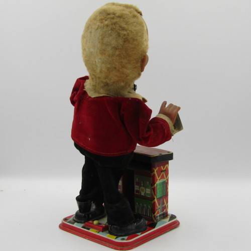 Vintage Rosko Bartender battery operated mechanical tin toy