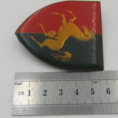 SADF Technical service Training centre shoulder flash - 2 pins