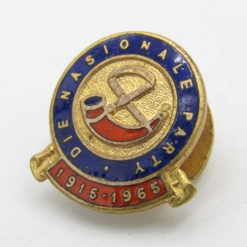 Die Nasionale Party 1915-1965 commemoration button badge