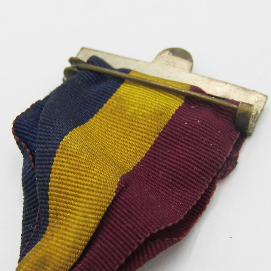 10 Years Church Lads Brigade service medal - sterling silver