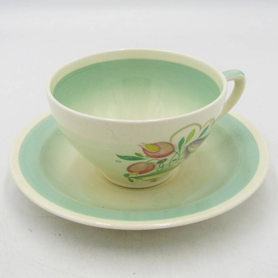 Susie Cooper porcelain tea duo