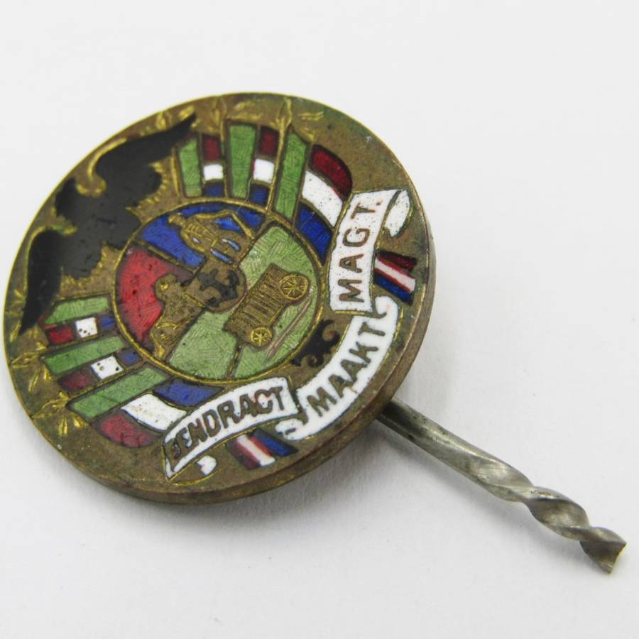Antique ZAR Boer War enamelled stick pin
