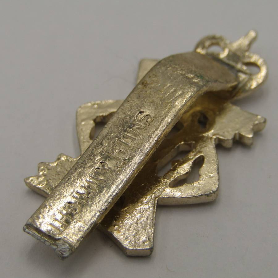 13th / 18th Royal Hussars Staybrite cap badge