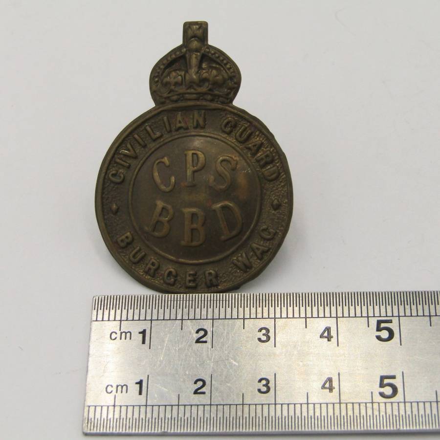 WW2 SA Army Civilian Guard badge