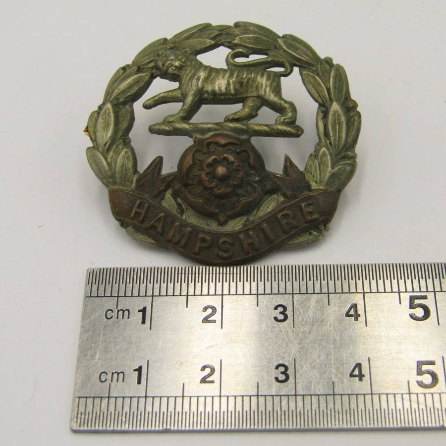 British Army Hampshire regiment cap badge