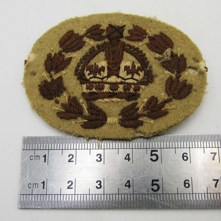 British Warrant officer Rank badge