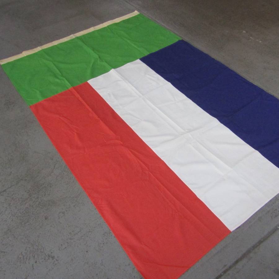 Large ZAR vierkleur flag 180 cm x 120 cm - excellent condition