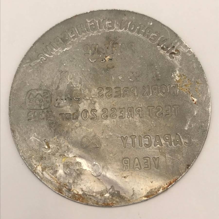 Silverton Engineering SABS test approved metal plate