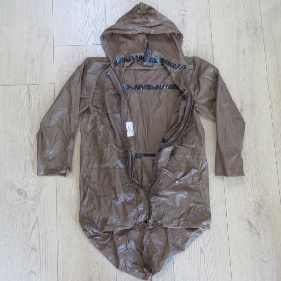 SADF Nutria rain coat - size medium - full length 94cm, chest 44cm, full arm length 56cm