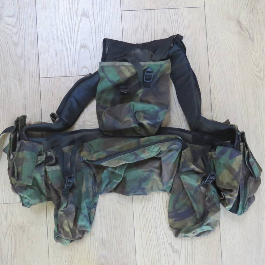 Original SADF 32 battalion camo battle jacket - full length 45cm, chest 50cm