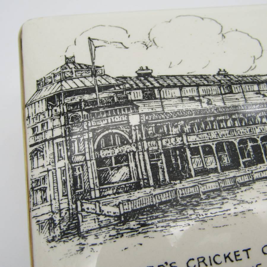 Lord`s Cricket Ground porcelain trinket holder