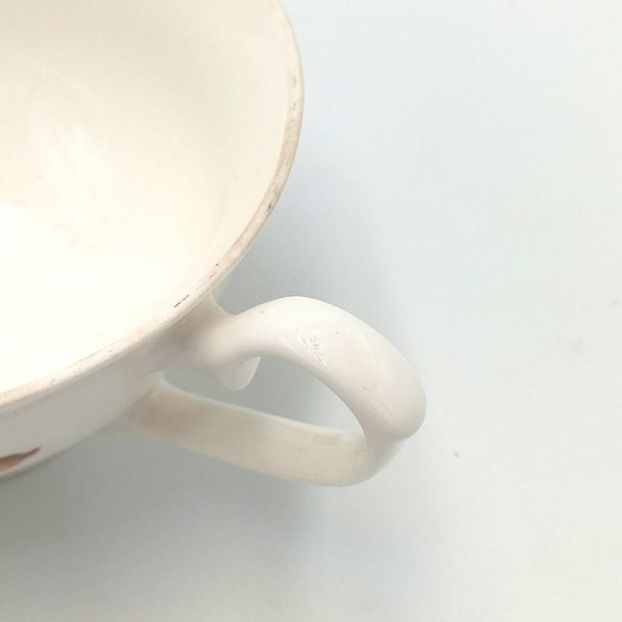 Beautiful porcelain flower pattern cup and saucer
