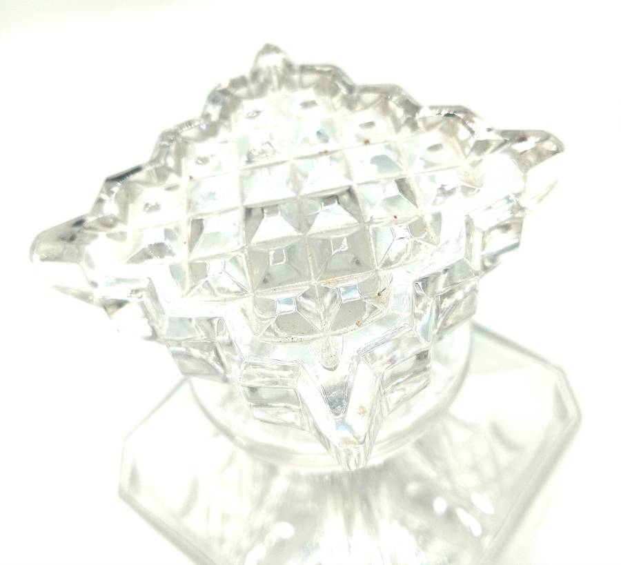 Vintage crystal glass liquor decanter