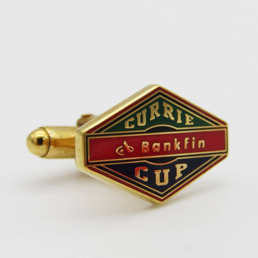 Pair of vintage Bankfin Currie Cup cufflinks