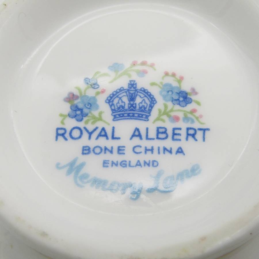 Vintage Royal Albert Memory Lane Porcelain trio