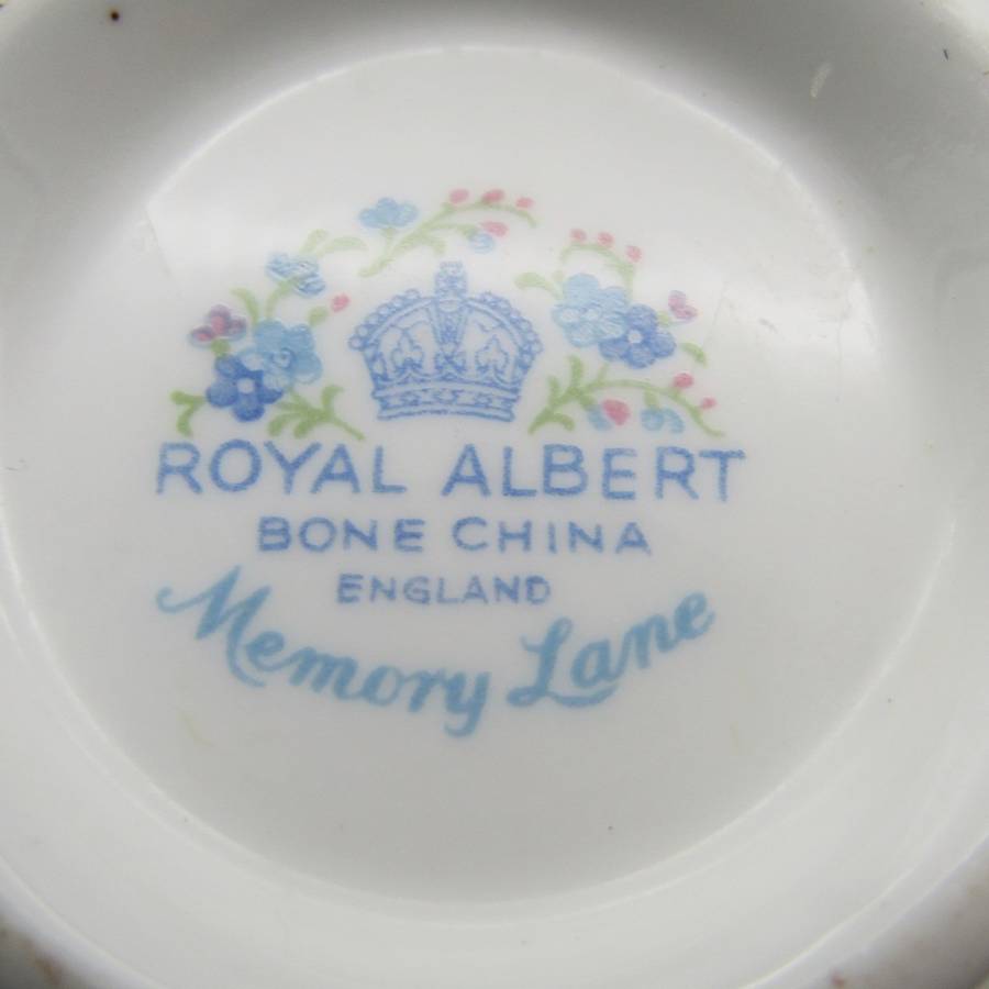 Vintage Royal Albert Memory Lane Porcelain trio