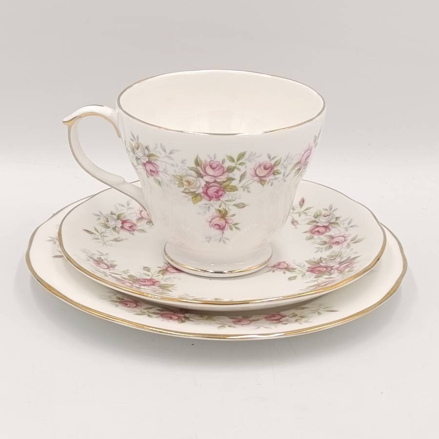 Vintage Duchess June Bouquet porcelain trio