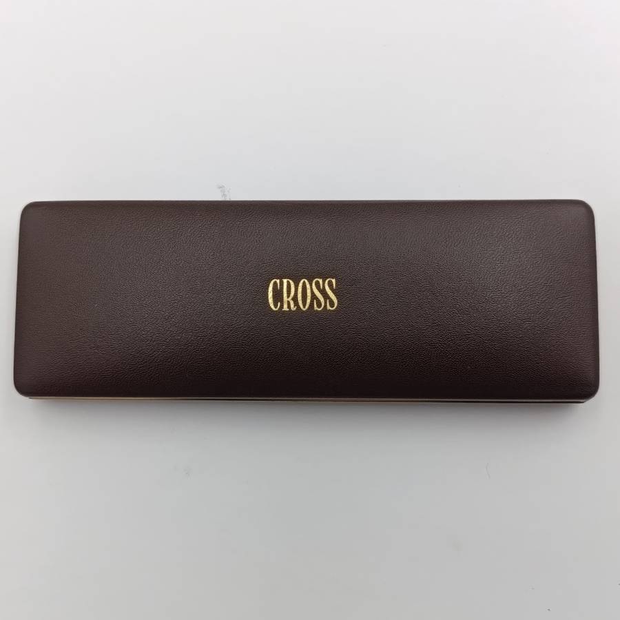 Vintage Cross gold colour slimline pen in case