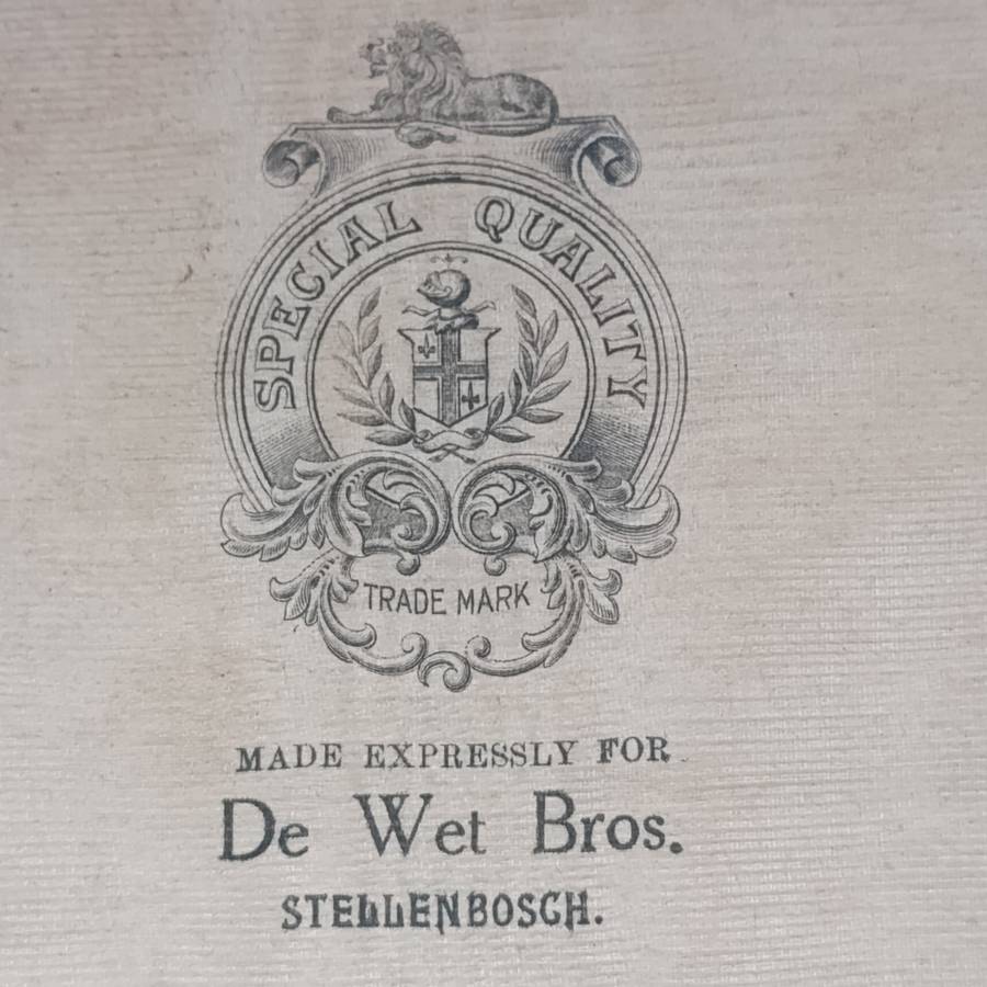 Antique De Wet Bros. Stellenbosch top hat