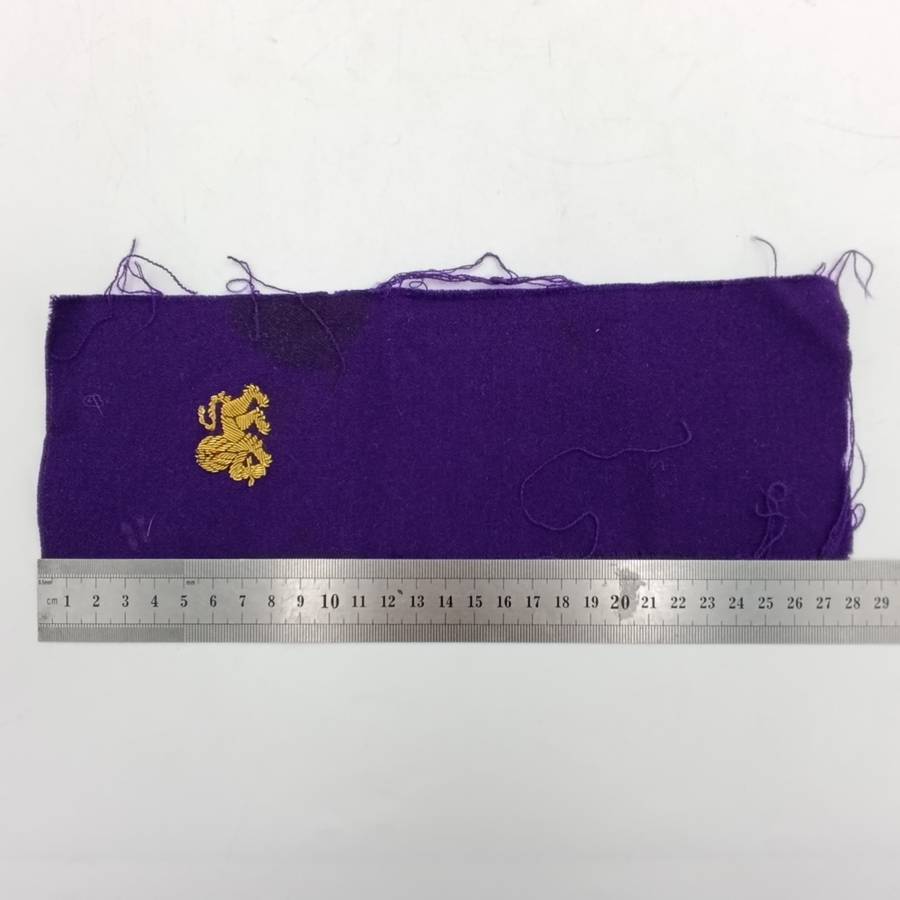 Pair of SA Navy Chaplain braided wire cloth rank badges as used for epaulettes