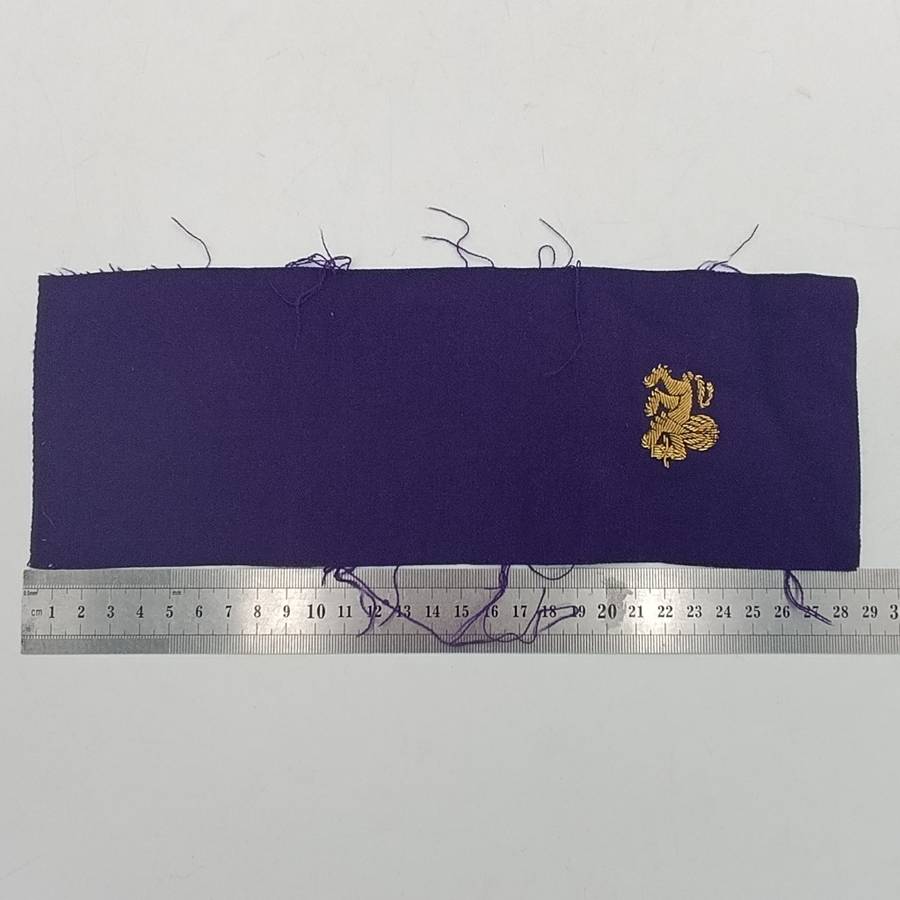 Pair of SA Navy Chaplain braided wire cloth rank badges as used for epaulettes