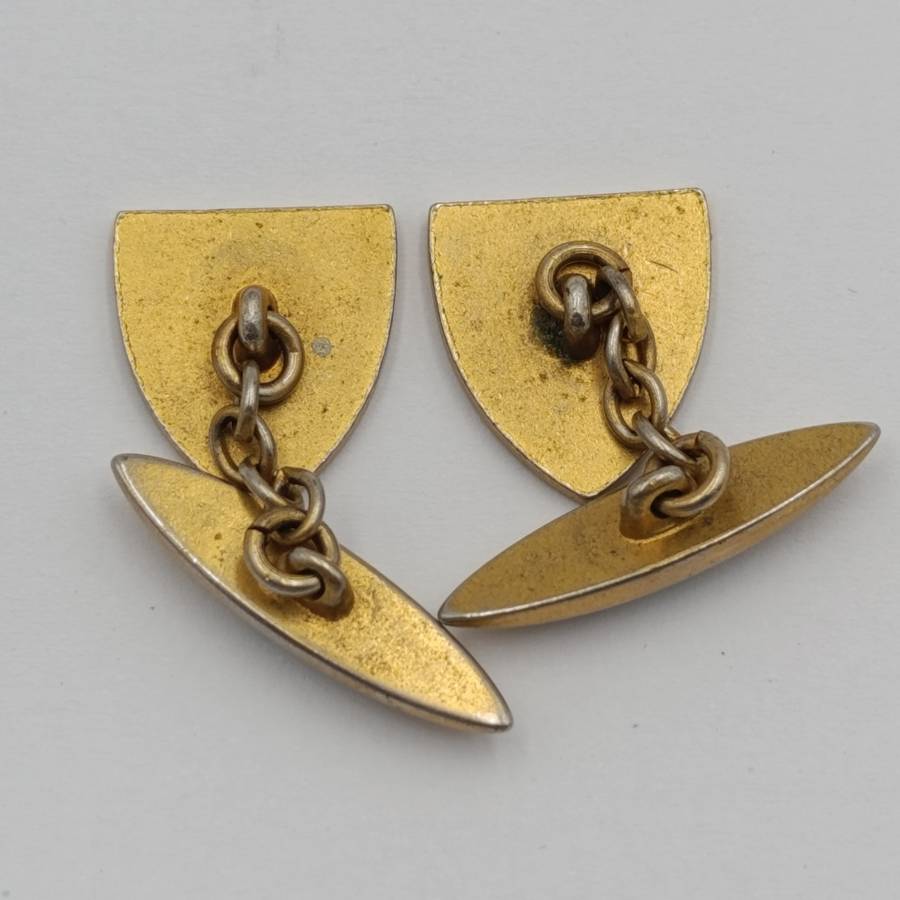 Pair of Scottish thistle cufflinks