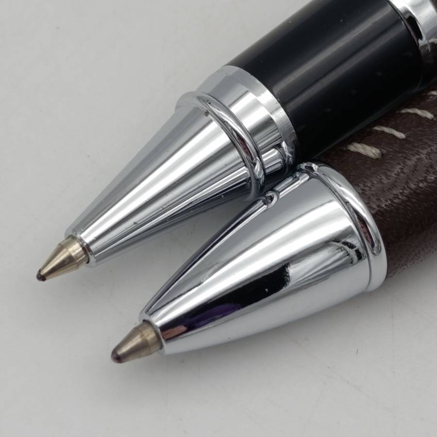 Balmain Rollerball and ballpoint pen set in case