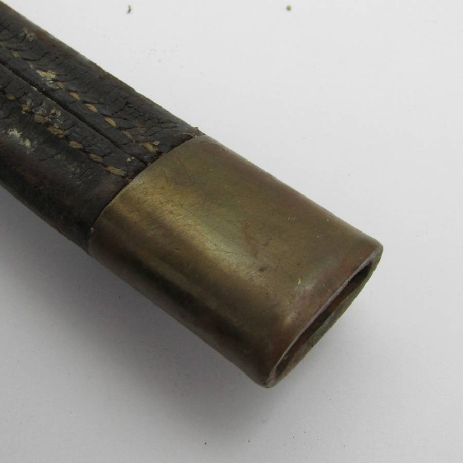 Italian M1891 Mannlicher Carcano rifle bayonet with sheath - Sheath brass is loose