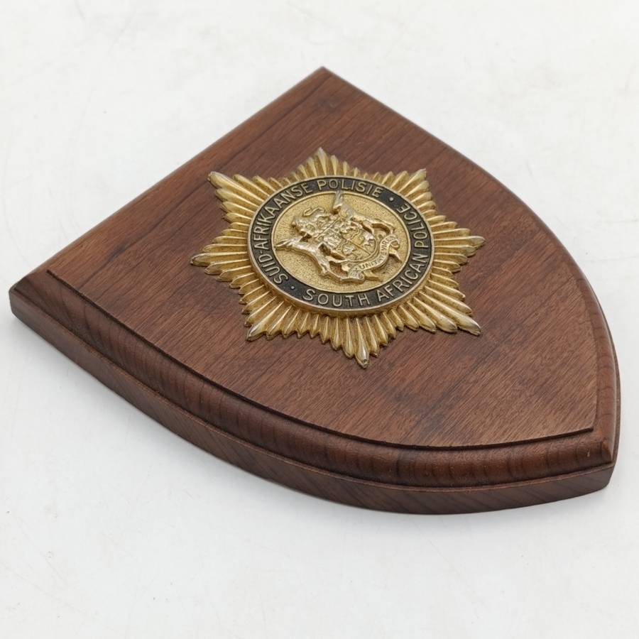 Old South African Police plaque