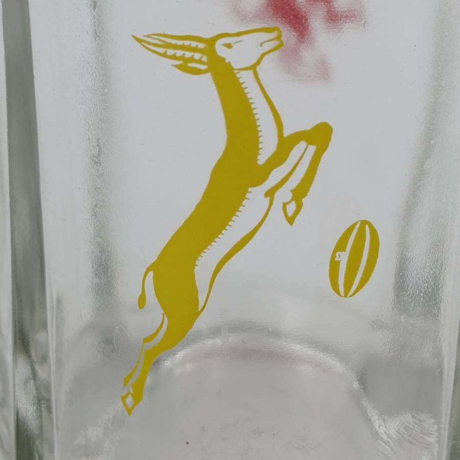 1968 Lions Rugby tour beer mug with printed signatures