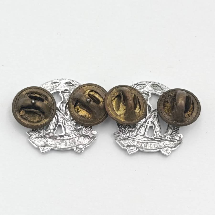 Pair of SADF commandos mess dress collar badges