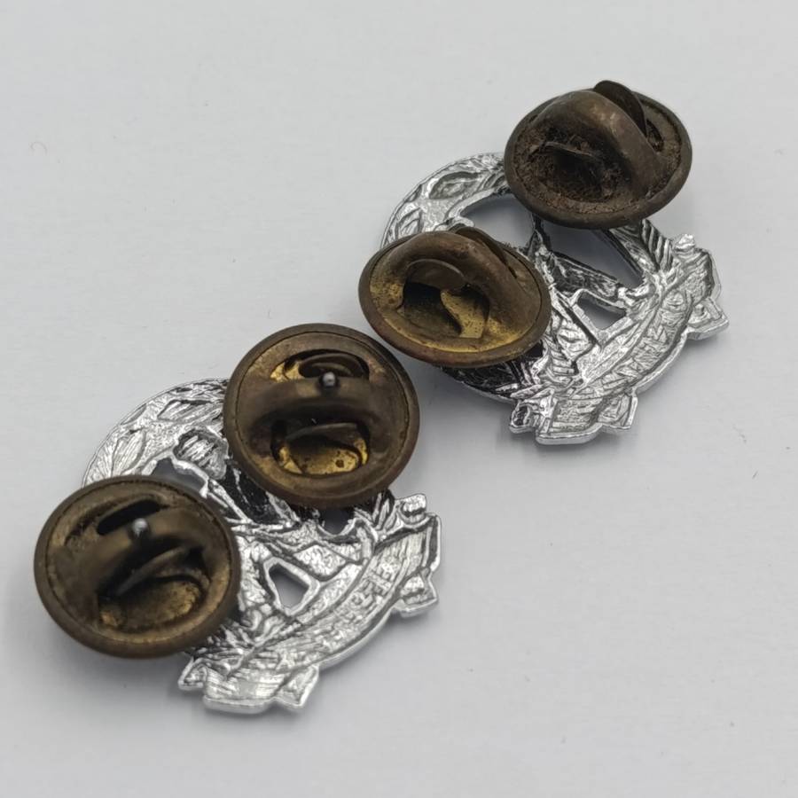 Pair of SADF commandos mess dress collar badges