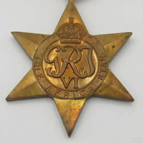 WW2 The Africa Star medal - unnamed version