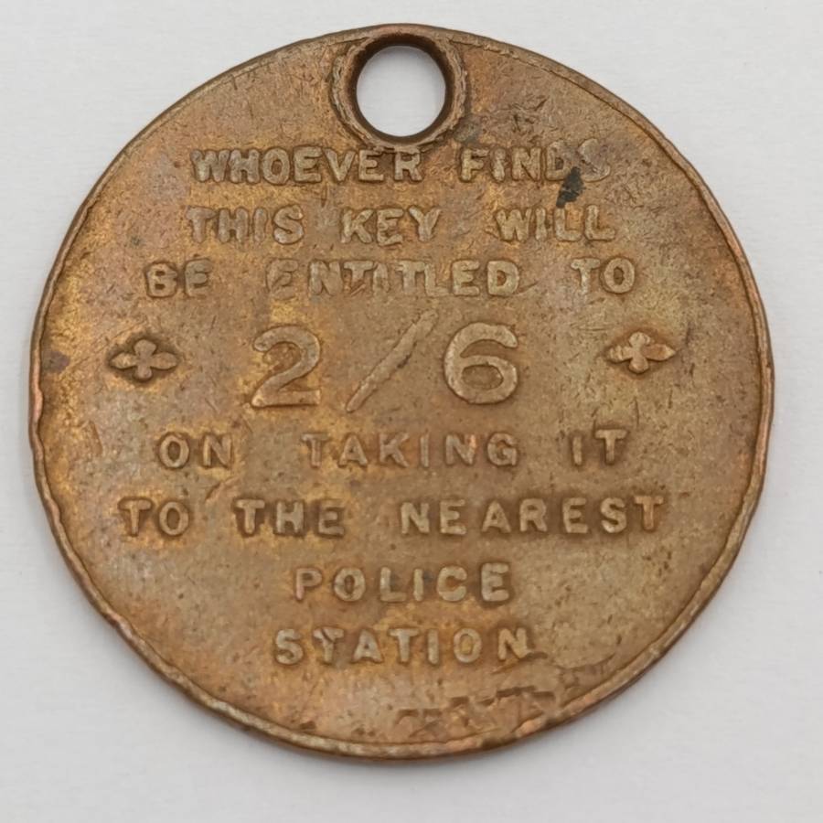 Old Reward token for lost keys