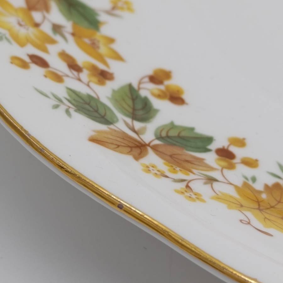 Vintage Queen Anne porcelain cake plate