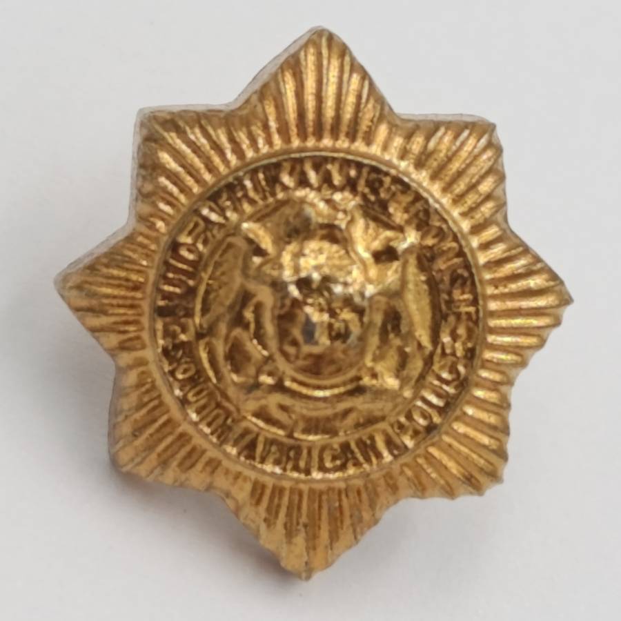 Pair of SA Police woman's collar badges - old type