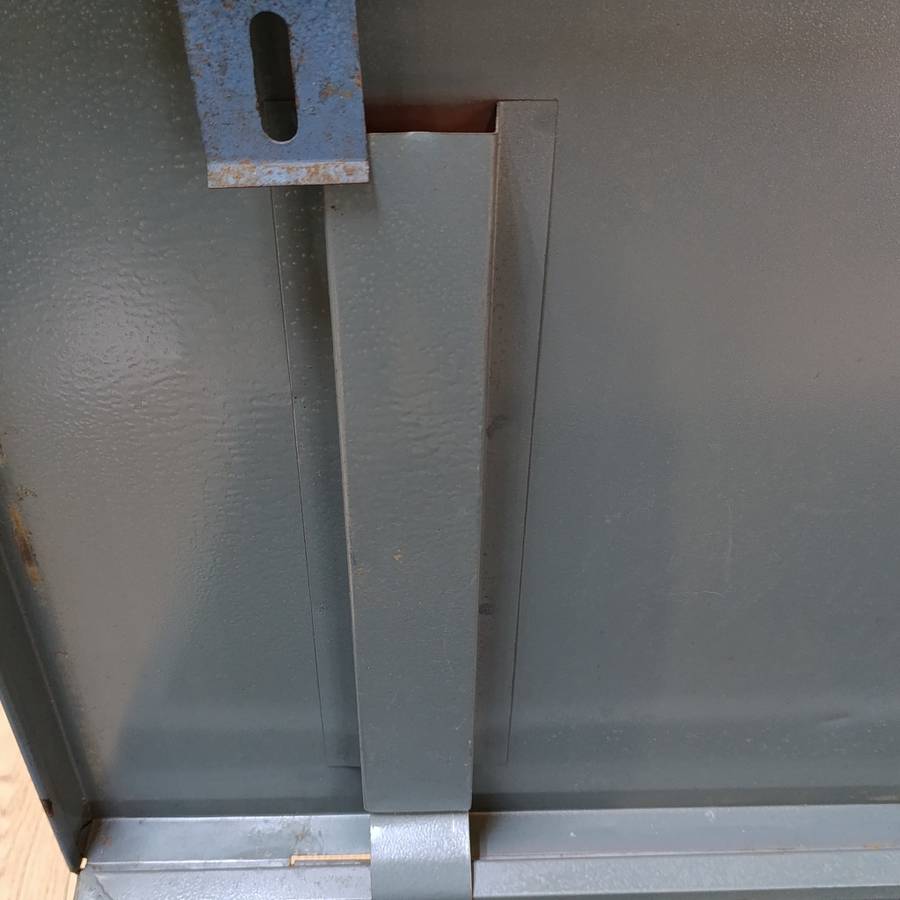 Vintage Large steel trunk